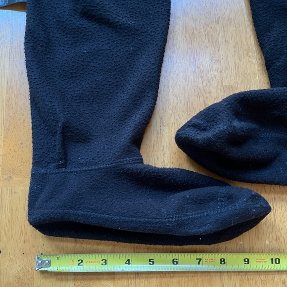 Hunter Original Cable Cuff Short Boot Black Gray Fleece Socks Rain Boot, Size L - Picture 4 of 6
